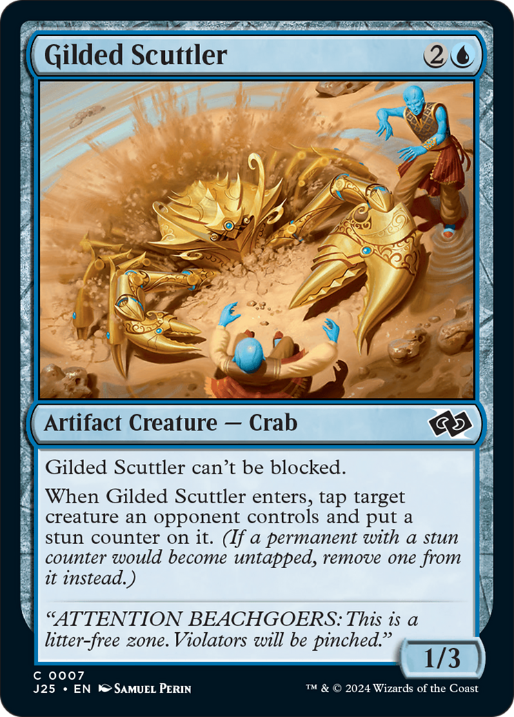 Gilded Scuttler [Foundations Jumpstart] | Tabernacle Games