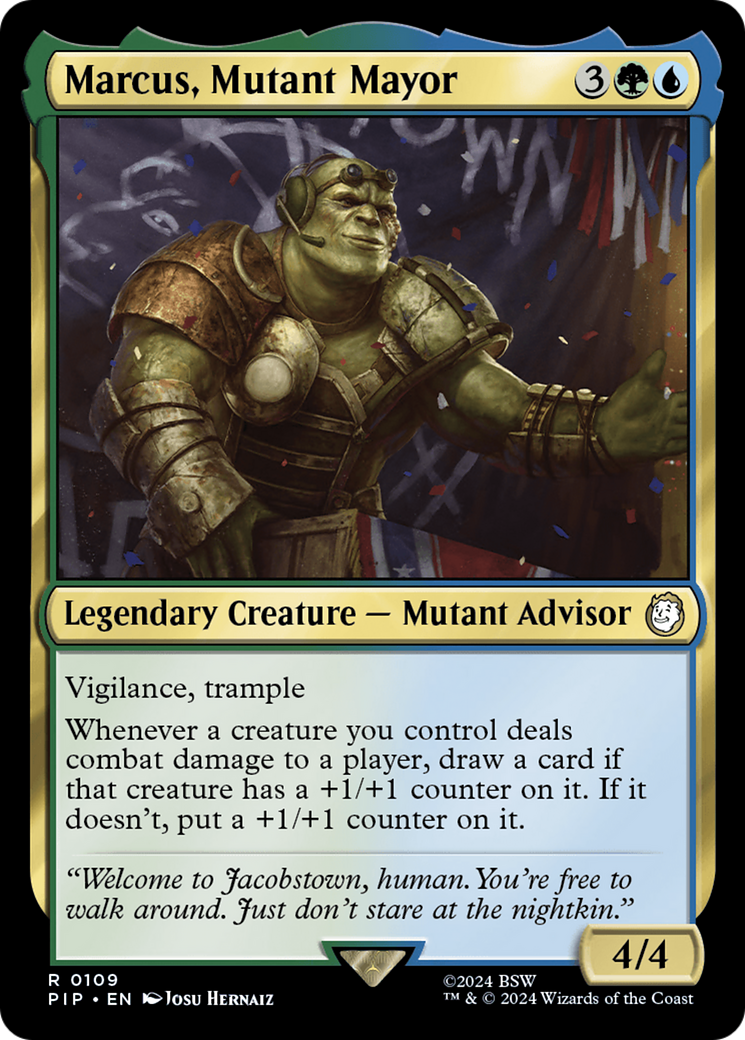 Marcus, Mutant Mayor [Fallout] | Tabernacle Games