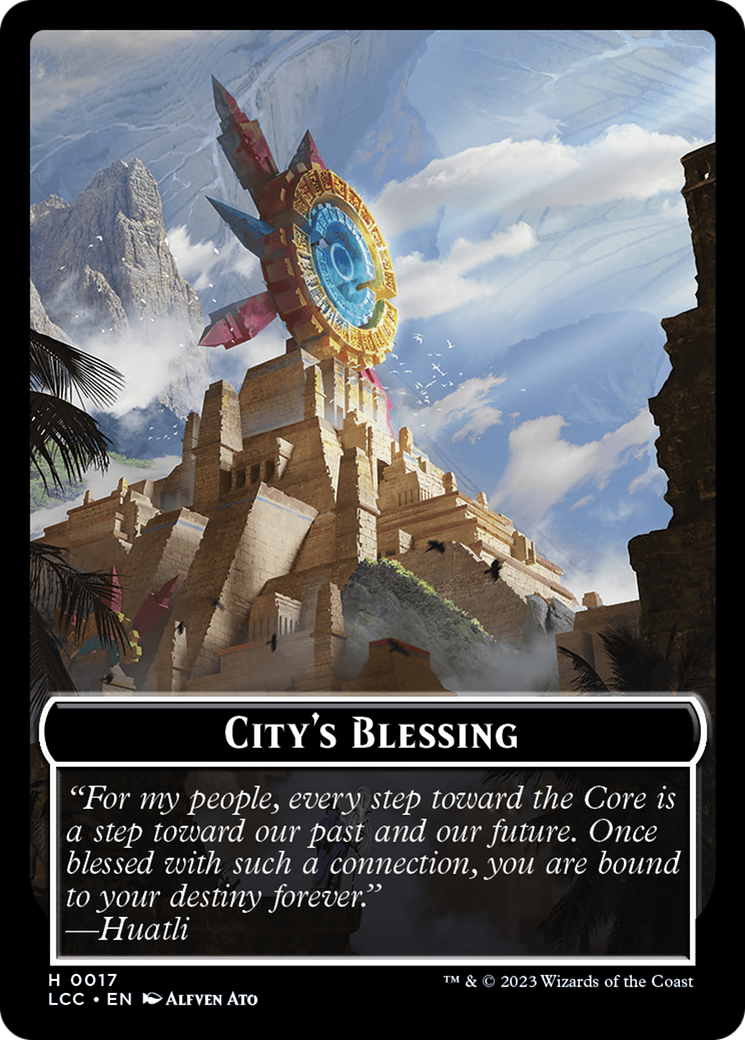 Tiny // City's Blessing Double-Sided Token [Secret Lair Drop Series] | Tabernacle Games