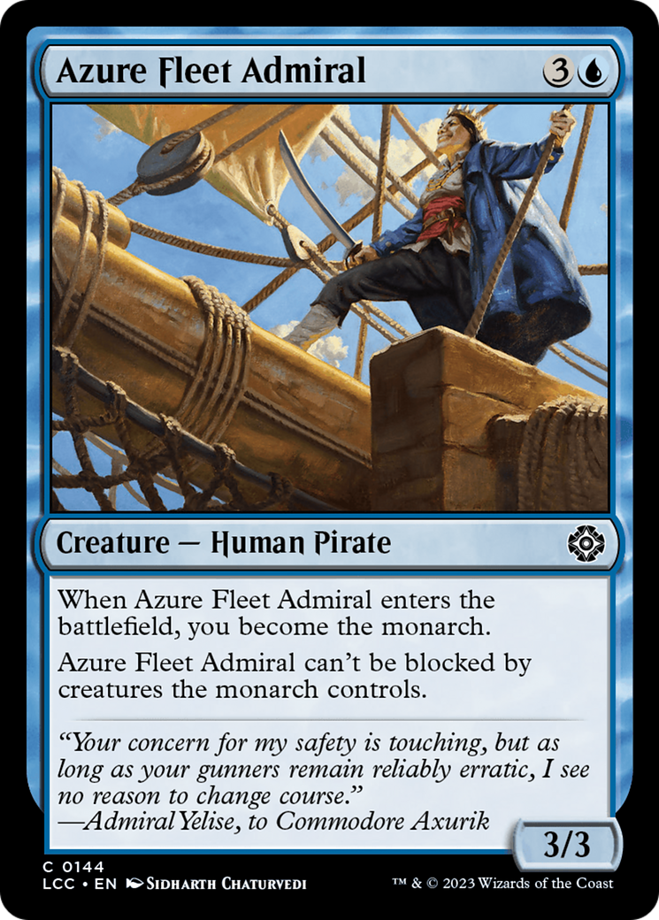 Azure Fleet Admiral [The Lost Caverns of Ixalan Commander] | Tabernacle Games