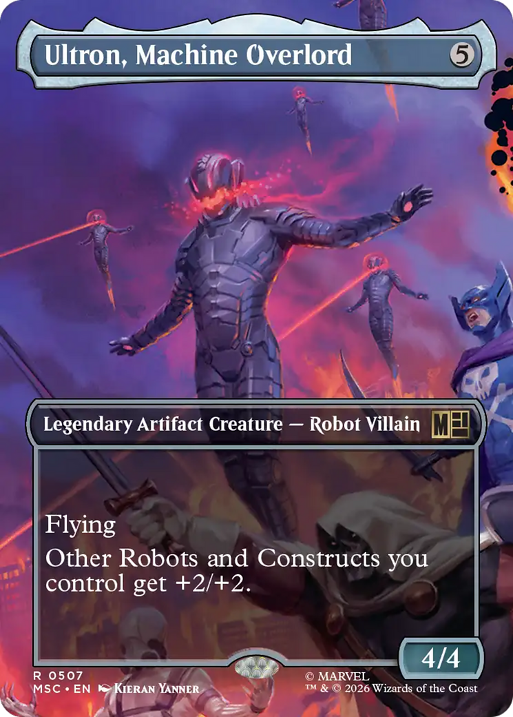 Ultron, Machine Overlord (Borderless) [Marvel Super Heroes Commander] | Tabernacle Games