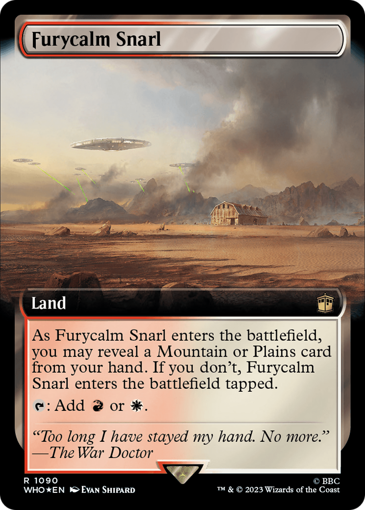 Furycalm Snarl (Extended Art) (Surge Foil) [Doctor Who] | Tabernacle Games