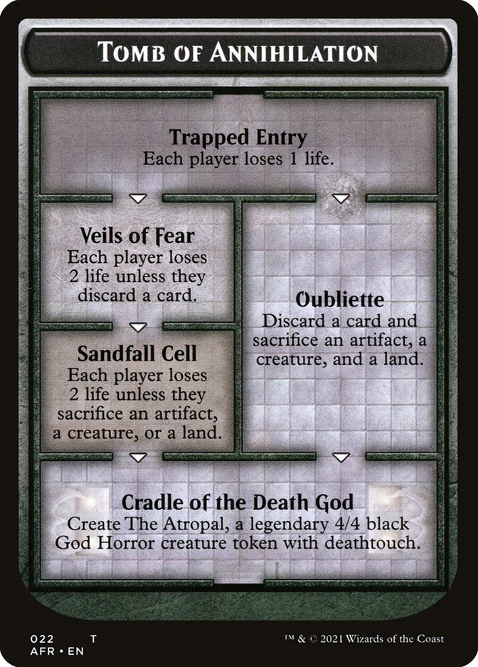 Tomb of Annihilation Token (Oversized) [Oversize Cards] | Tabernacle Games