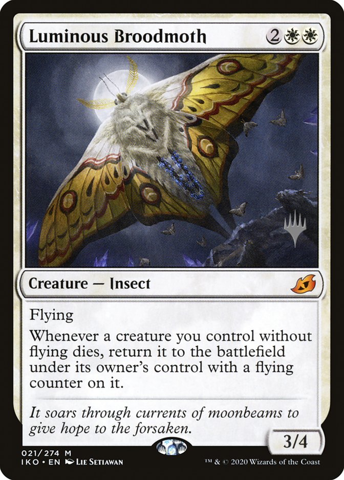 Luminous Broodmoth (Promo Pack) [Ikoria: Lair of Behemoths Promos] | Tabernacle Games