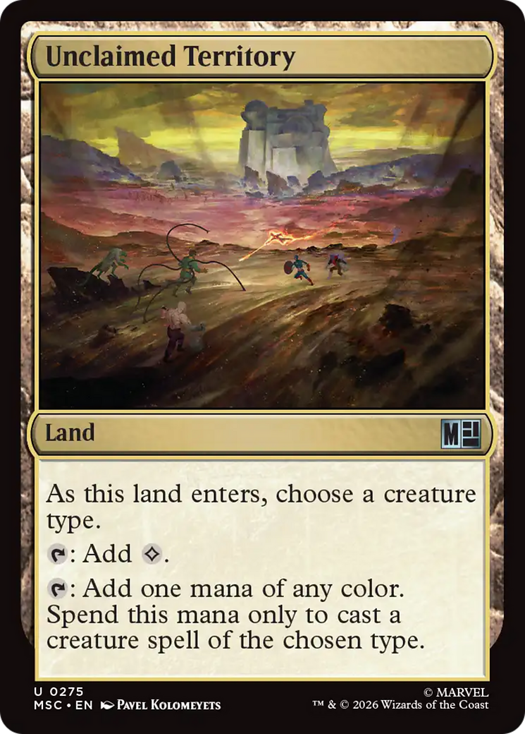Unclaimed Territory [Marvel Super Heroes Commander] | Tabernacle Games