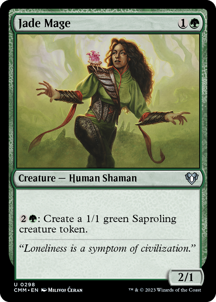 Jade Mage [Commander Masters] | Tabernacle Games