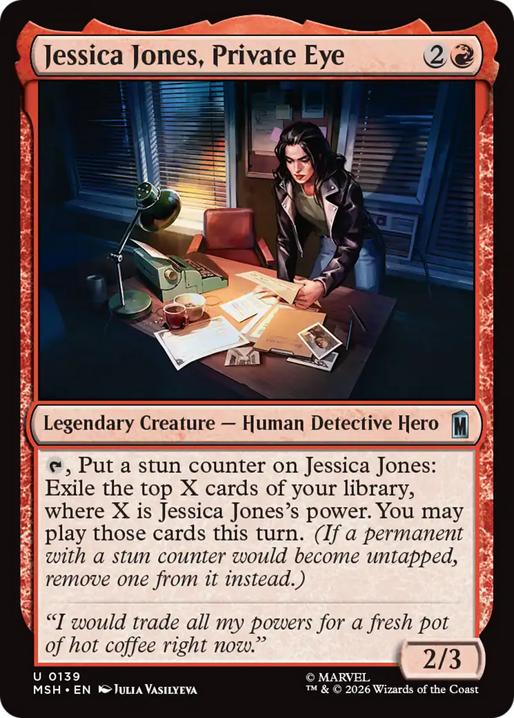 Jessica Jones, Private Eye [Marvel Super Heroes] | Tabernacle Games