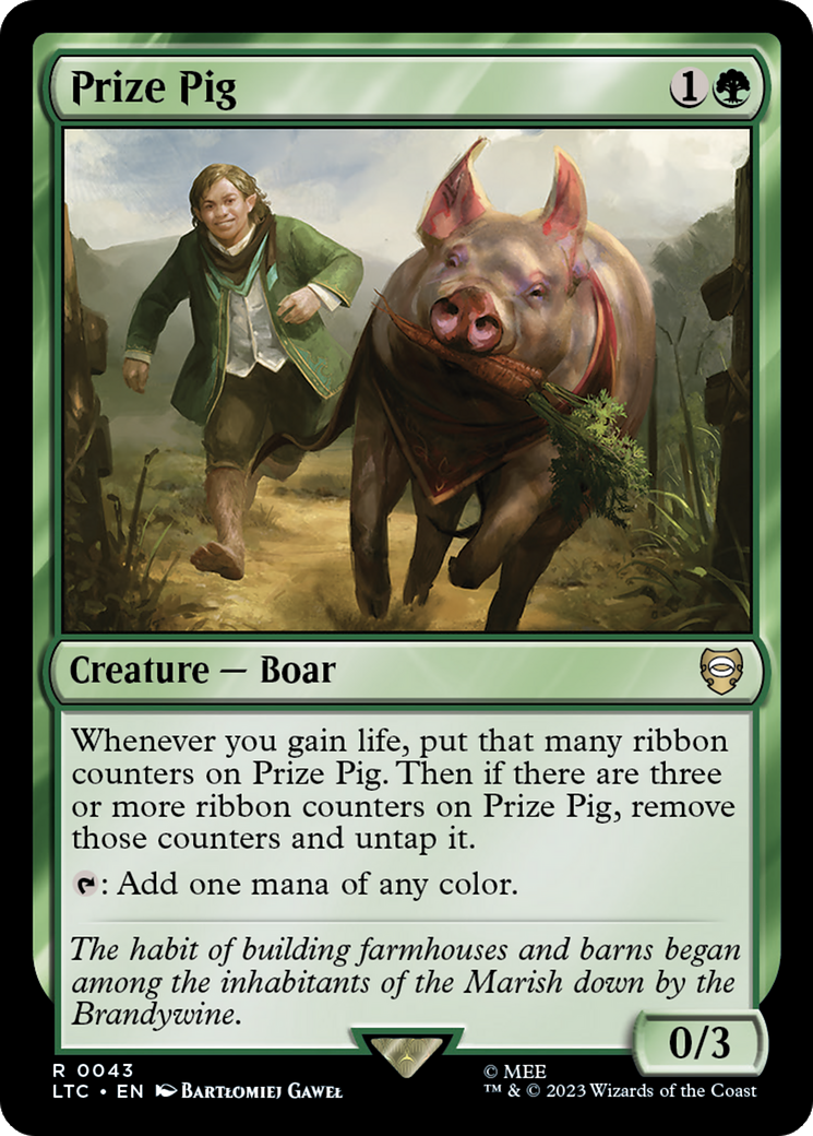 Prize Pig [The Lord of the Rings: Tales of Middle-Earth Commander] | Tabernacle Games