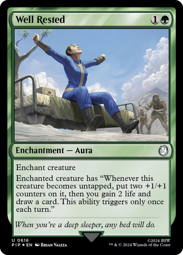 Well Rested (Surge Foil) [Fallout] | Tabernacle Games