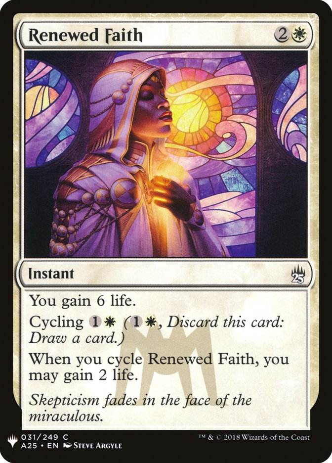 Renewed Faith [Mystery Booster] | Tabernacle Games