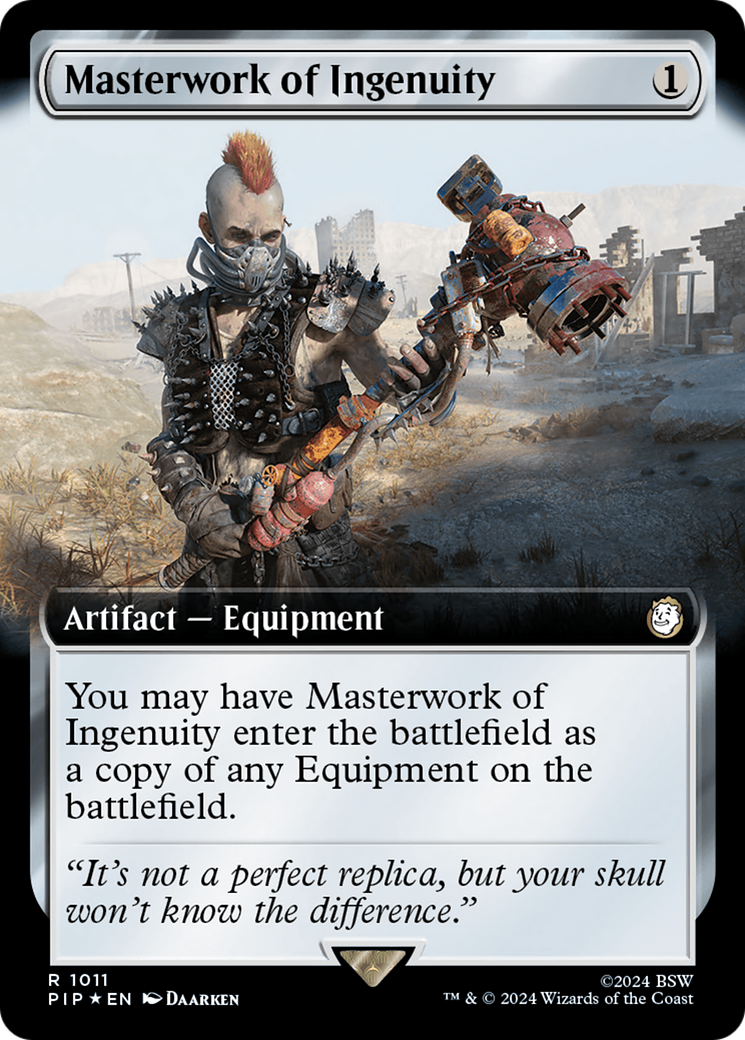 Masterwork of Ingenuity (Extended Art) (Surge Foil) [Fallout] | Tabernacle Games
