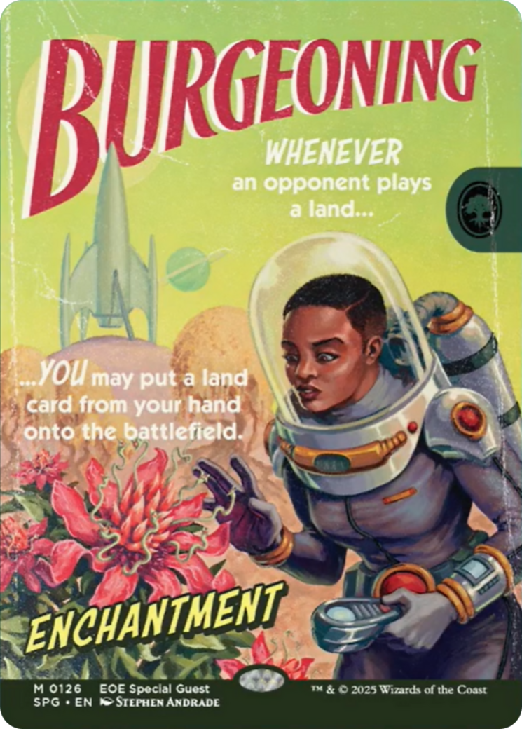 Burgeoning (Showcase) [Edge of Eternities Special Guests] | Tabernacle Games