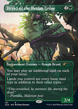 Dryad of the Ilysian Grove (Borderless) [Secret Lair Drop Series] | Tabernacle Games