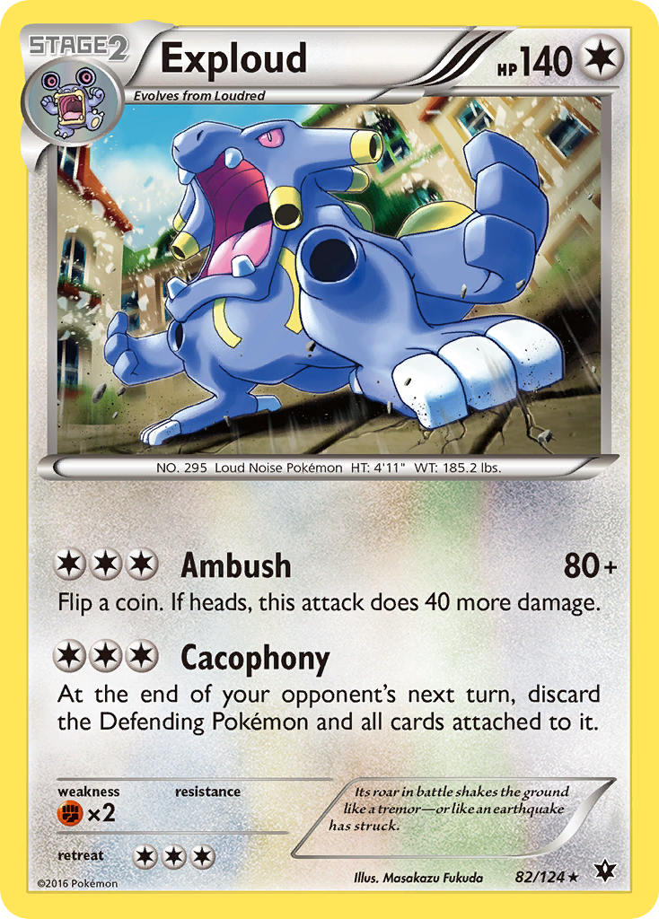 Exploud (82/124) [XY: Fates Collide] | Tabernacle Games