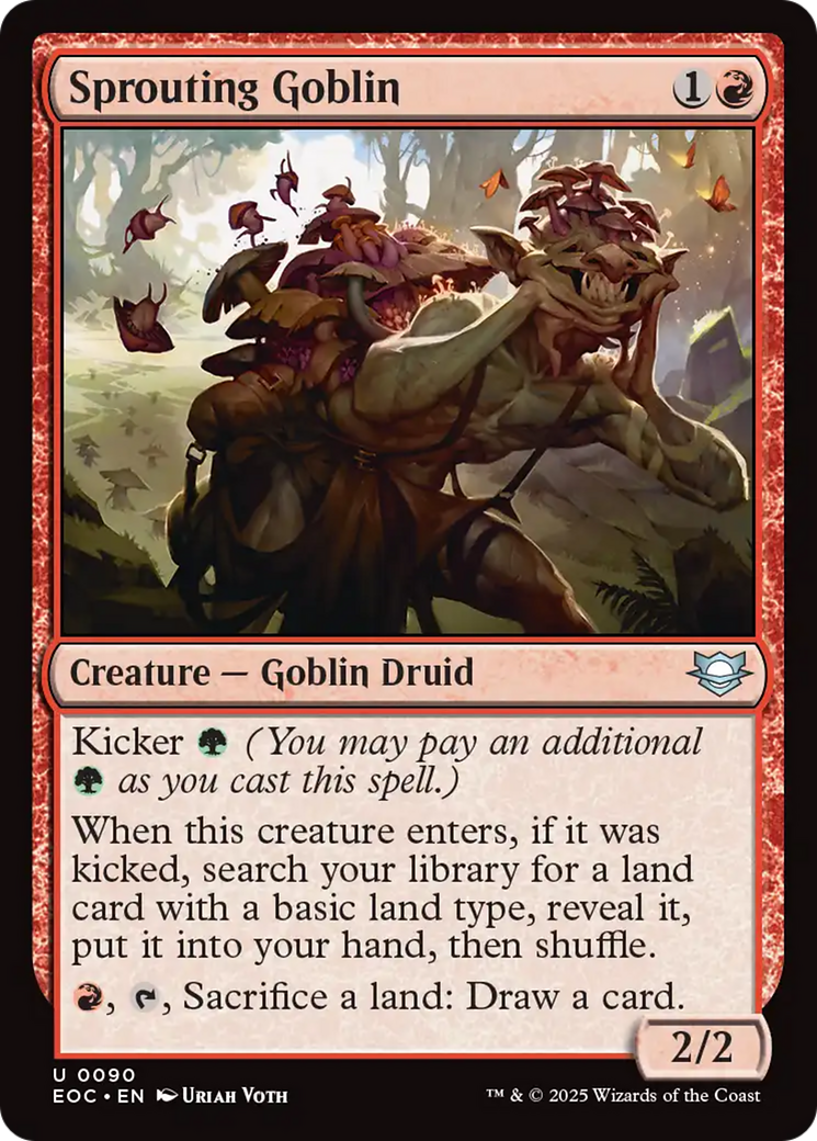 Sprouting Goblin [Edge of Eternities Commander] | Tabernacle Games