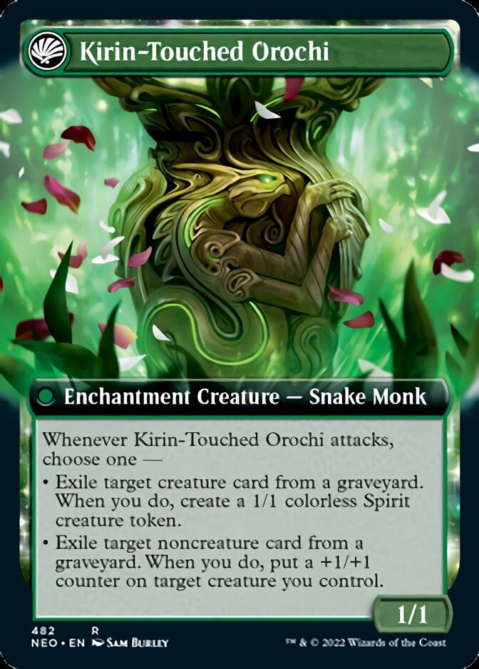 Teachings of the Kirin // Kirin-Touched Orochi (Extended Art) [Kamigawa: Neon Dynasty] | Tabernacle Games