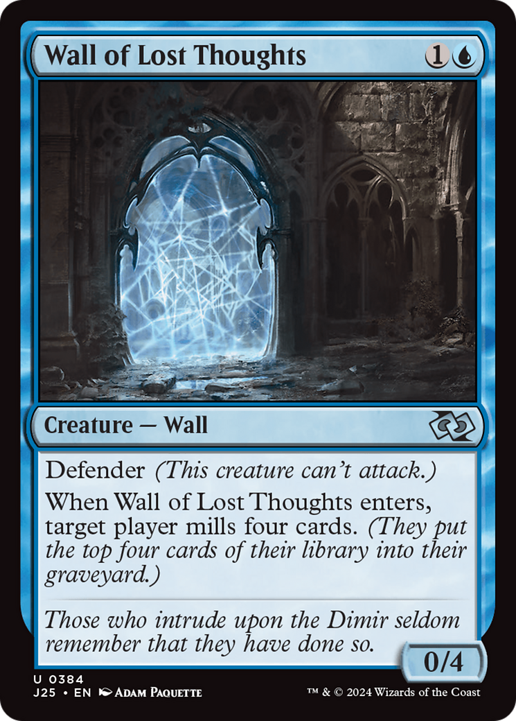 Wall of Lost Thoughts [Foundations Jumpstart] | Tabernacle Games
