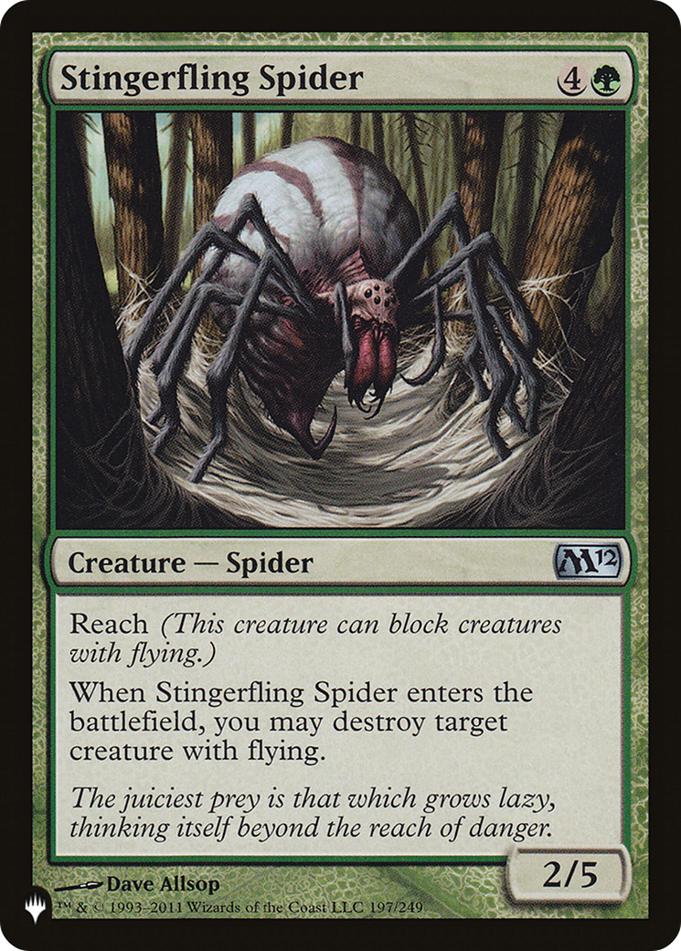 Stingerfling Spider [The List] | Tabernacle Games