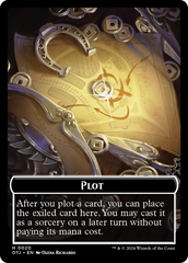 Human Rogue // Plot Double-Sided Token [Outlaws of Thunder Junction: Breaking News Tokens] | Tabernacle Games