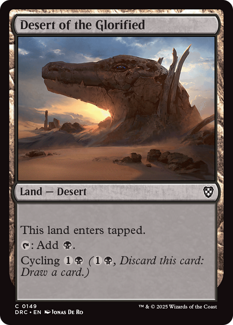 Desert of the Glorified [Aetherdrift Commander] | Tabernacle Games