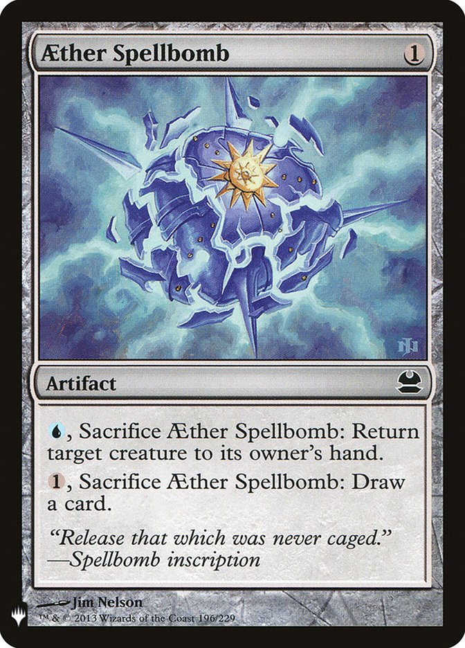 Aether Spellbomb [Mystery Booster] | Tabernacle Games