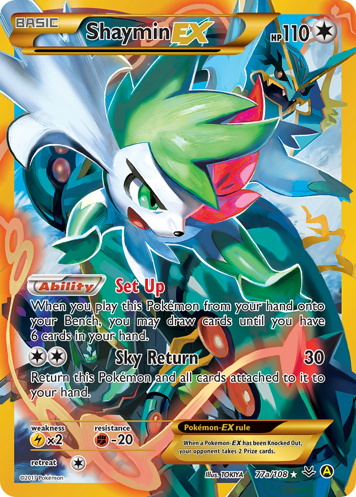 Shaymin EX (77a/108) [Alternate Art Promos] | Tabernacle Games