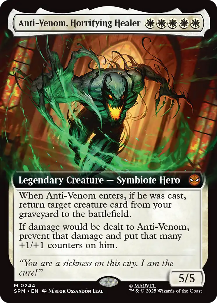 Anti-Venom, Horrifying Healer (Extended Art) [Marvel's Spider-Man] | Tabernacle Games
