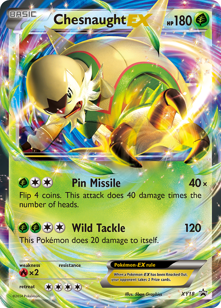 Chesnaught EX (XY18) [XY: Black Star Promos] | Tabernacle Games