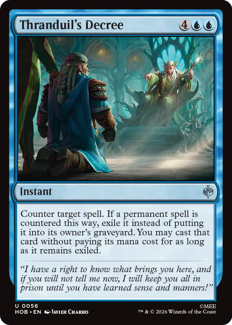 Thranduil's Decree [The Hobbit] | Tabernacle Games