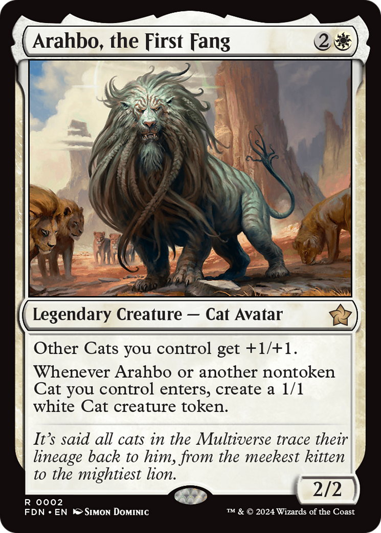 Arahbo, the First Fang [Foundations] | Tabernacle Games