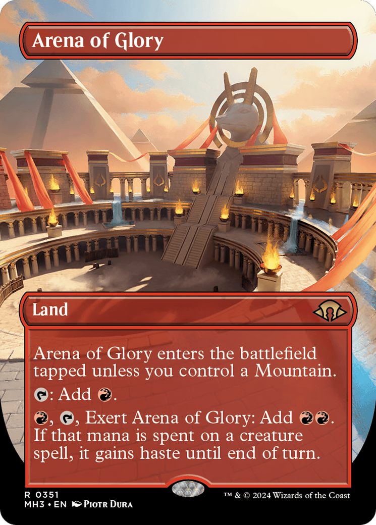 Arena of Glory (Borderless) [Modern Horizons 3] | Tabernacle Games