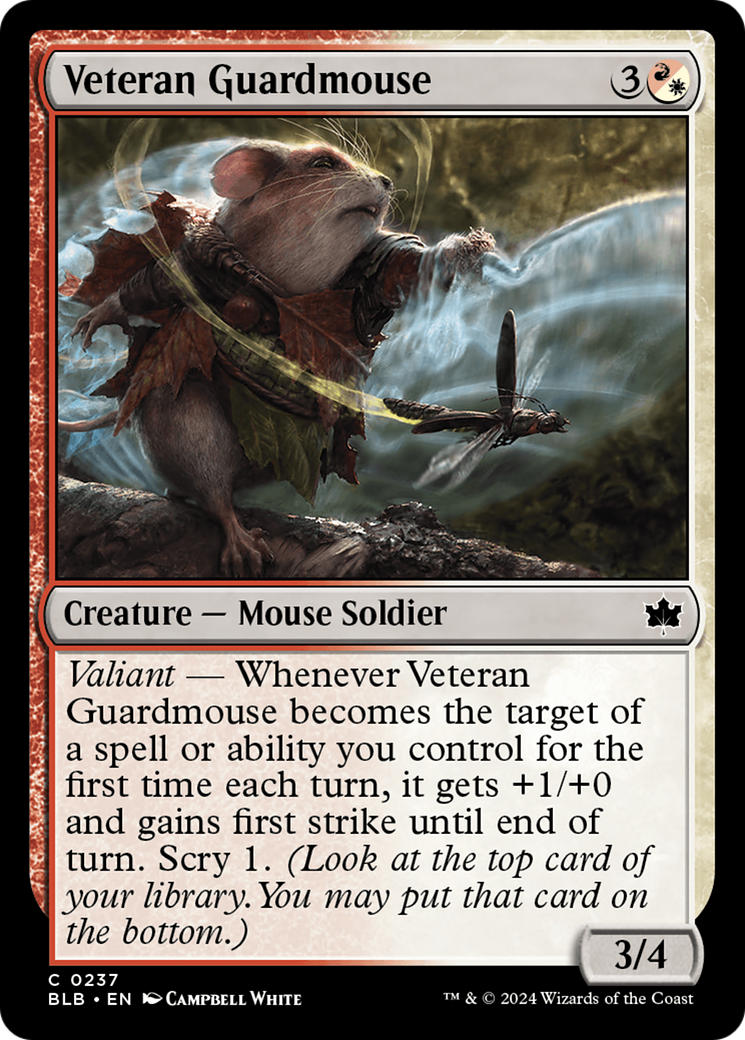 Veteran Guardmouse [Bloomburrow] | Tabernacle Games