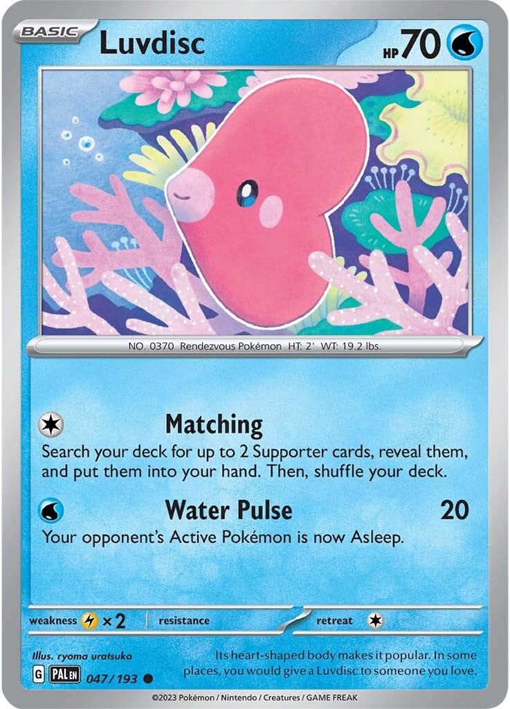 Luvdisc (047/193) [Scarlet & Violet: Paldea Evolved] | Tabernacle Games