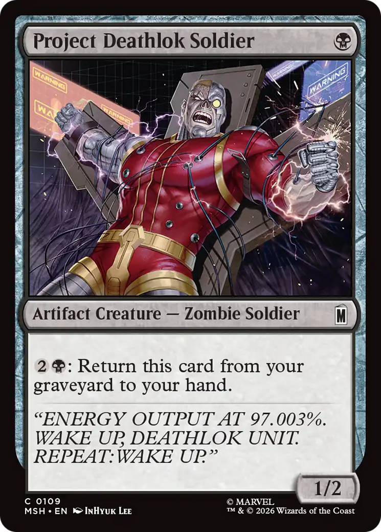 Project Deathlok Soldier [Marvel Super Heroes] | Tabernacle Games