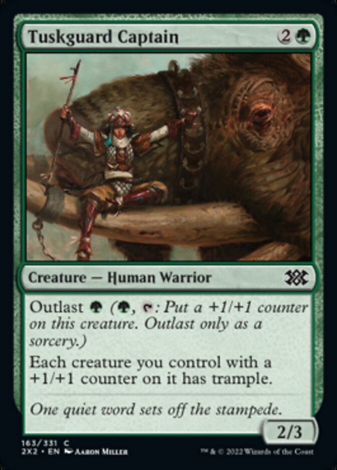 Tuskguard Captain [Double Masters 2022] | Tabernacle Games
