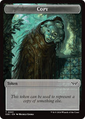 Copy // Manifest Double-Sided Token [Duskmourn: House of Horror Tokens] | Maze of Fitzroy
