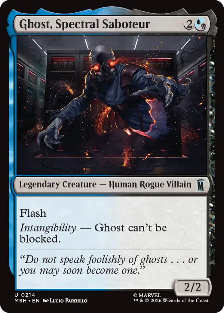 Ghost, Spectral Saboteur [Marvel Super Heroes] | Tabernacle Games