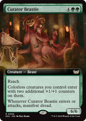Curator Beastie (Extended Art) [Duskmourn: House of Horror Commander] | Tabernacle Games