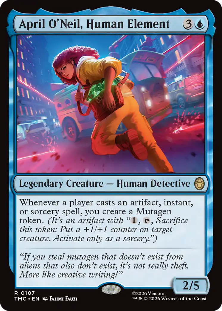April O'Neil, Human Element [Teenage Mutant Ninja Turtles Commander] | Tabernacle Games