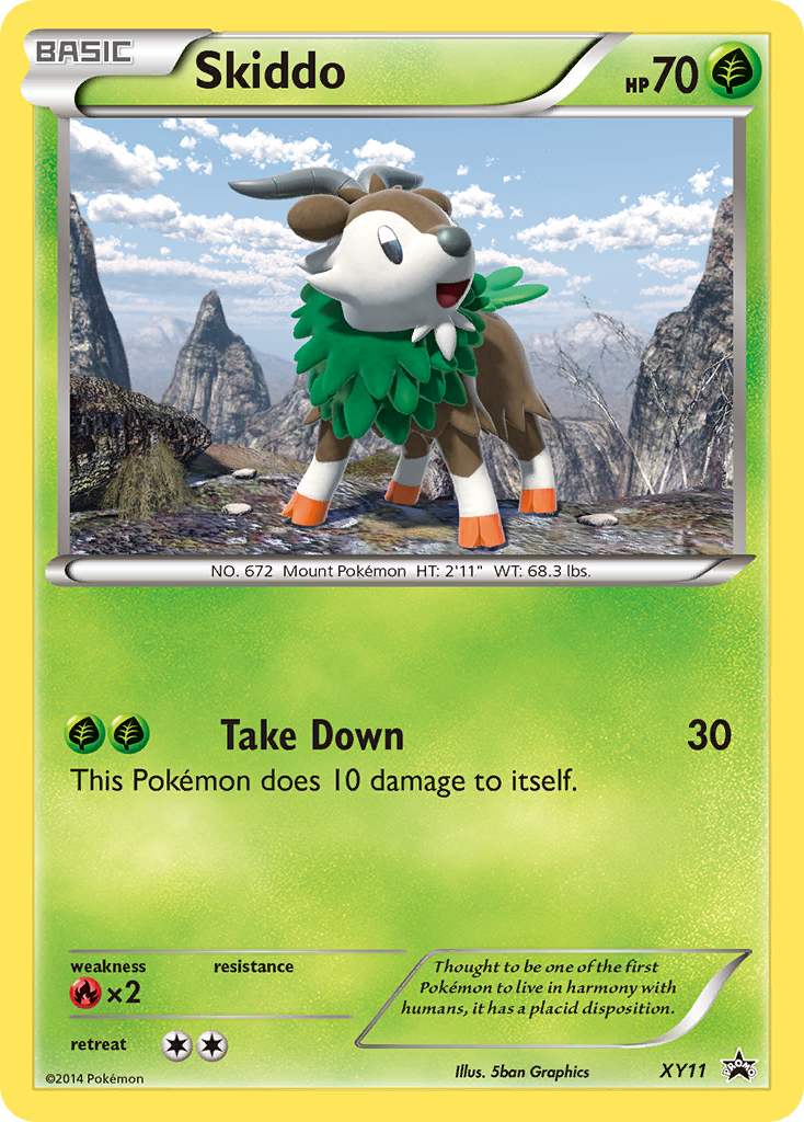 Skiddo (XY11) [XY: Black Star Promos] | Tabernacle Games