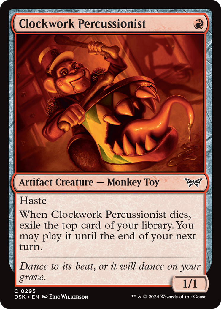 Clockwork Percussionist (0295) [Duskmourn: House of Horror] | Tabernacle Games