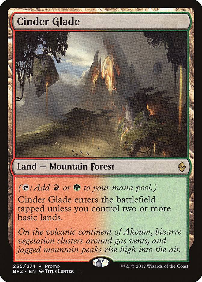 Cinder Glade (Promo) [Standard Showdown Promos] | Tabernacle Games