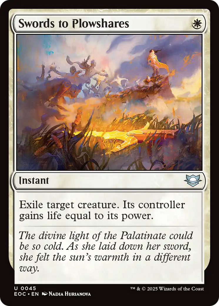 Swords to Plowshares [Edge of Eternities Commander] | Tabernacle Games