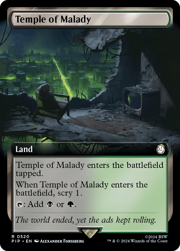 Temple of Malady (Extended Art) [Fallout] | Tabernacle Games