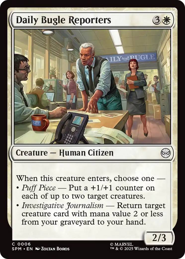 Daily Bugle Reporters [Marvel's Spider-Man] | Tabernacle Games