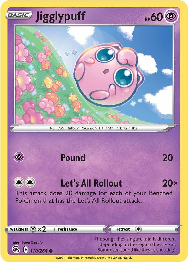 Jigglypuff (110/264) [Sword & Shield: Fusion Strike] | Tabernacle Games