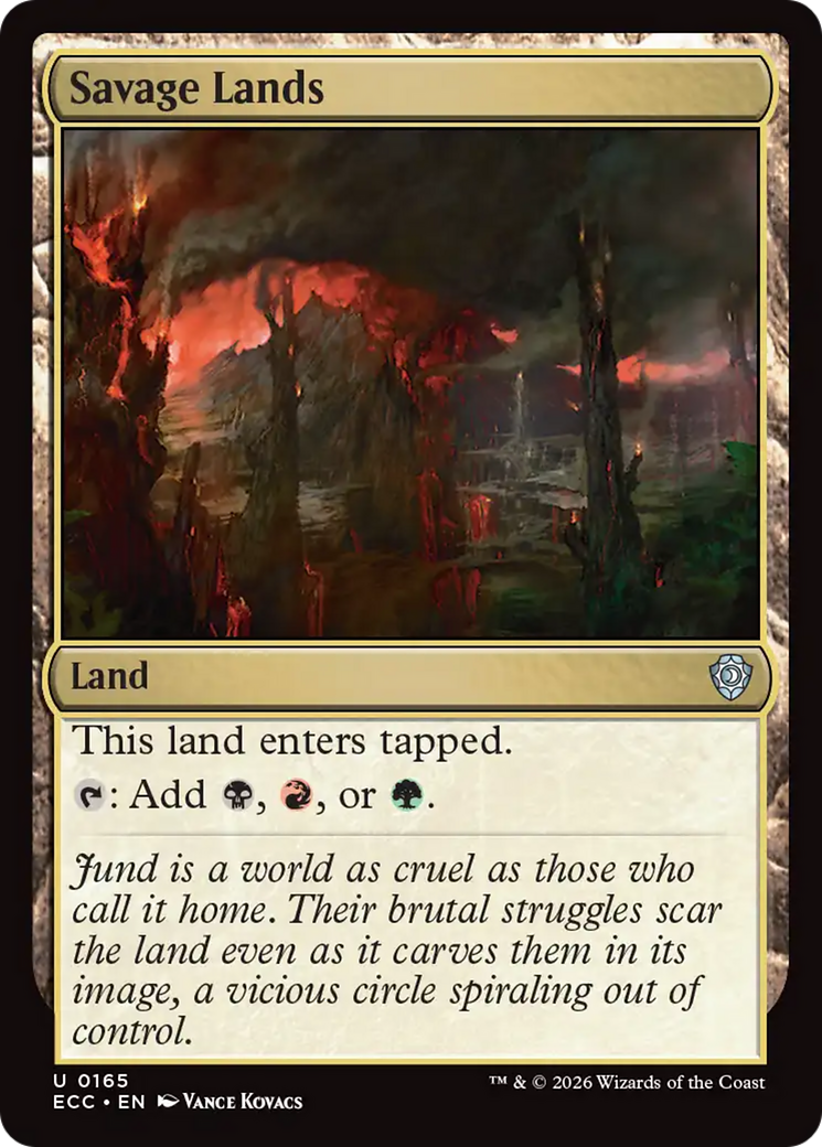 Savage Lands [Lorwyn Eclipsed Commander] | Tabernacle Games