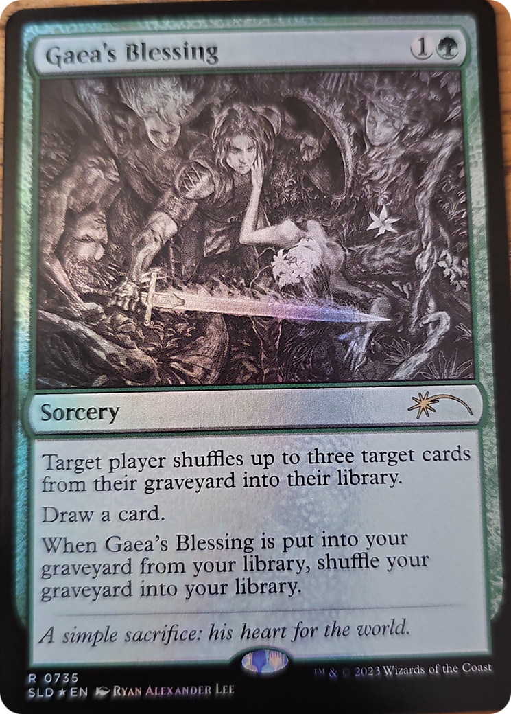 Gaea's Blessing (Sketch Showcase) [Secret Lair Drop Series] | Tabernacle Games