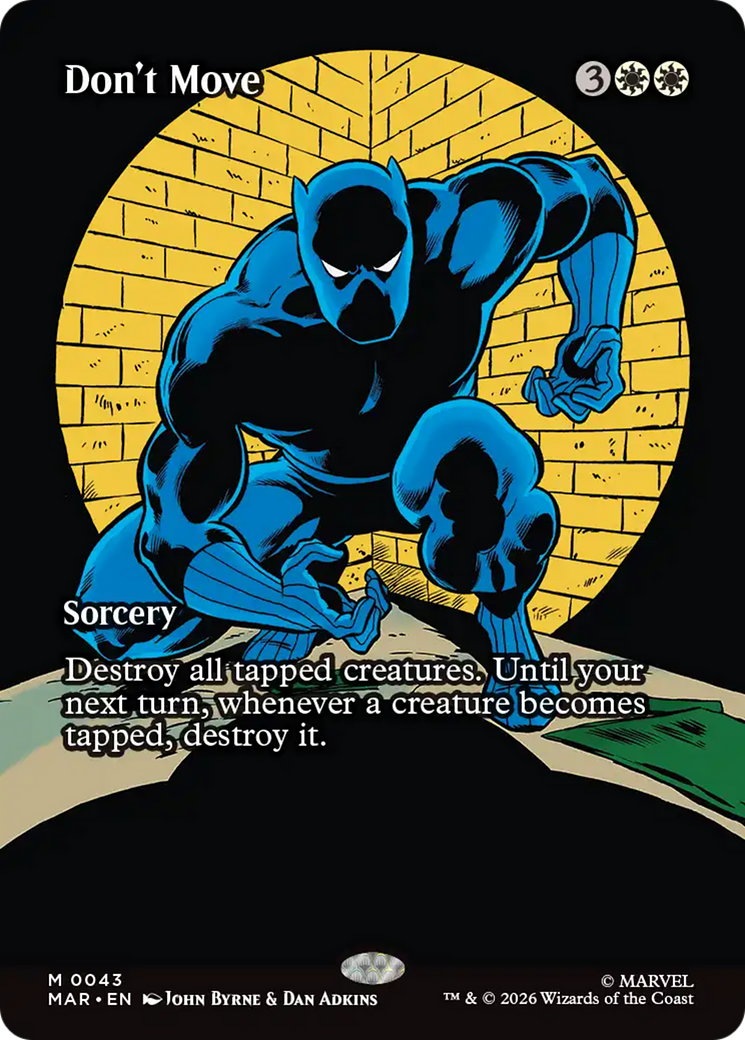 Don't Move (Borderless) [Marvel Universe: Eternal-Legal] | Tabernacle Games