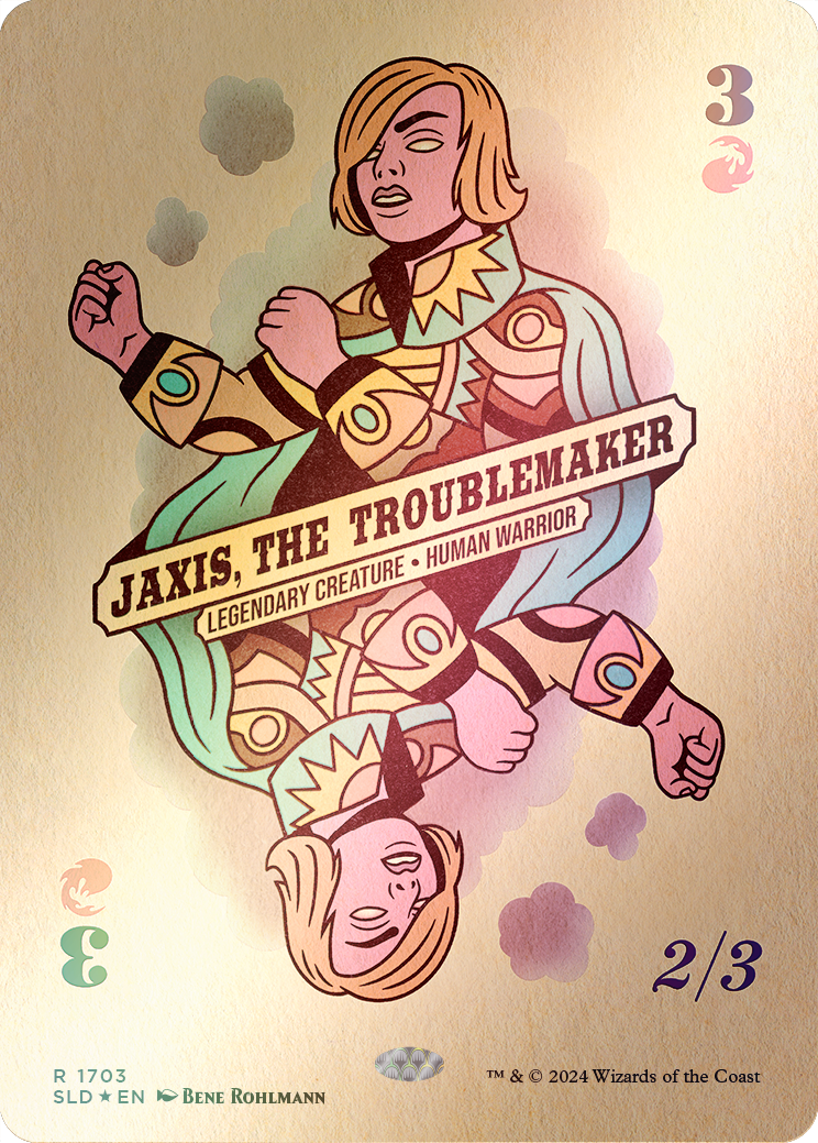 Jaxis, the Troublemaker (Rainbow Foil) [Secret Lair Drop Series] | Tabernacle Games